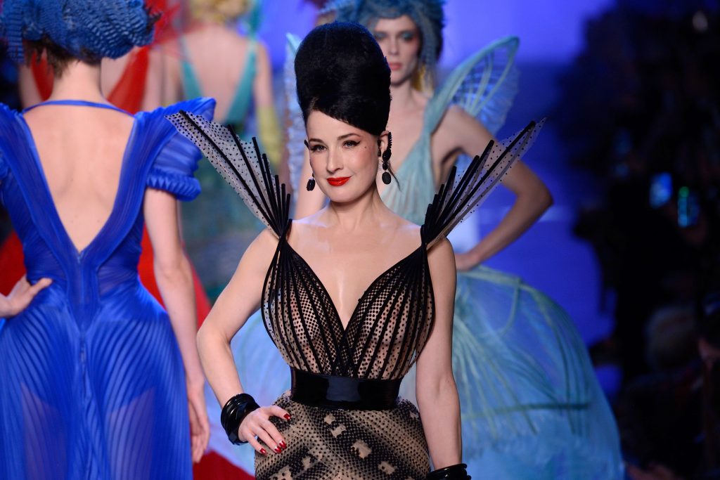 Legendary MILF Dita Von Teese Walks the Runway in a See-Through Dress gallery, pic 88