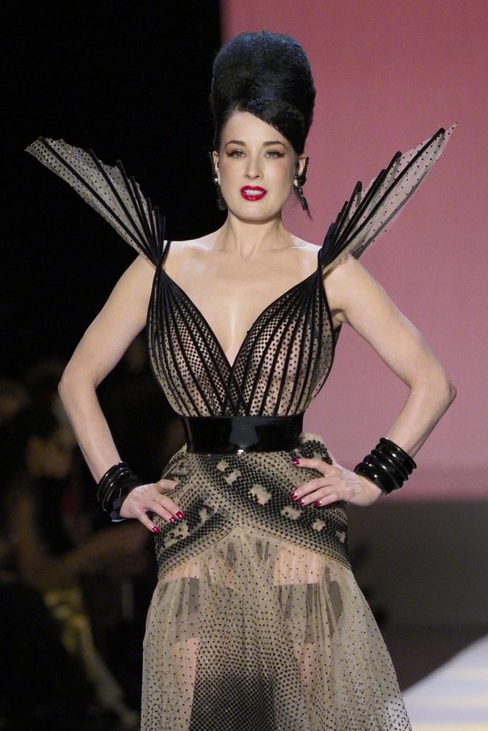 Legendary MILF Dita Von Teese Walks the Runway in a See-Through Dress gallery, pic 94