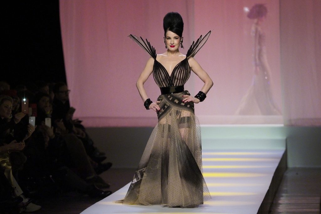 Legendary MILF Dita Von Teese Walks the Runway in a See-Through Dress gallery, pic 96