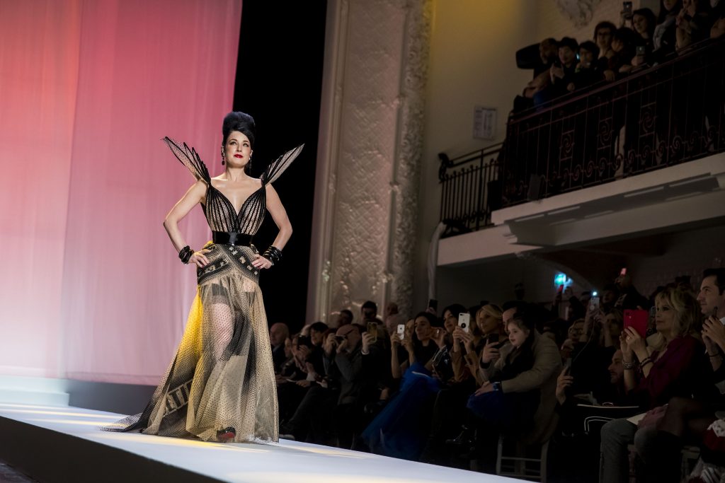 Legendary MILF Dita Von Teese Walks the Runway in a See-Through Dress gallery, pic 10