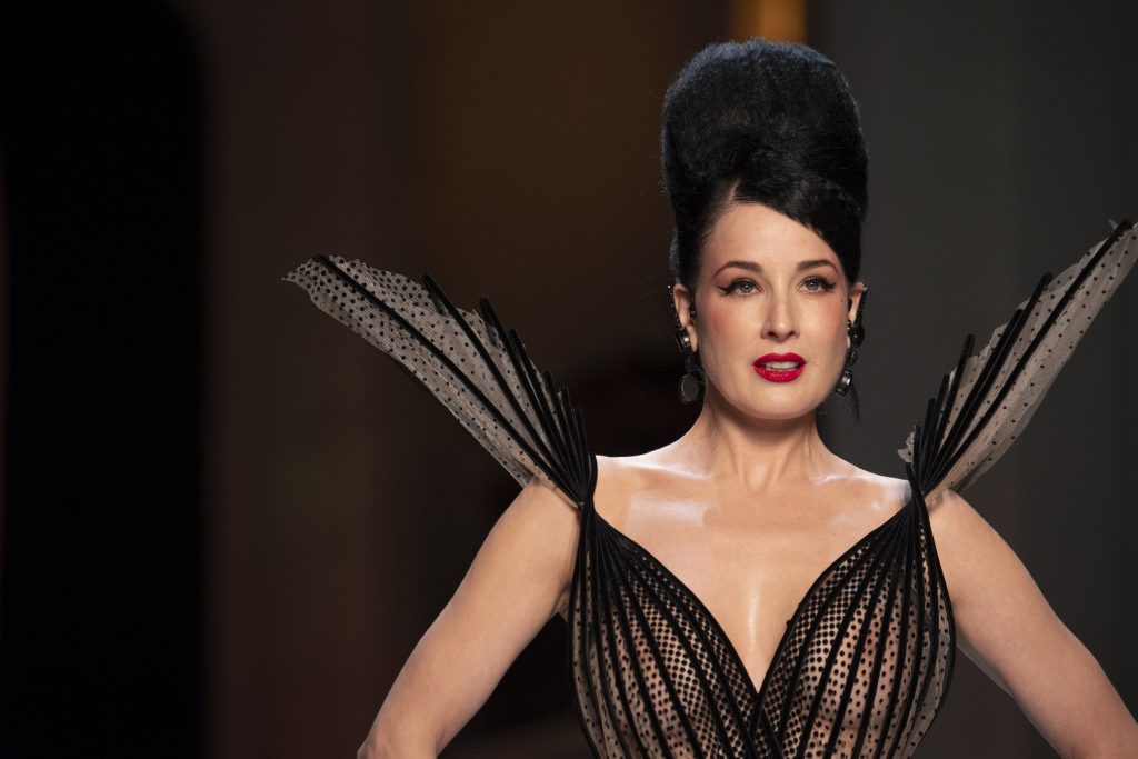 Legendary MILF Dita Von Teese Walks the Runway in a See-Through Dress gallery, pic 110