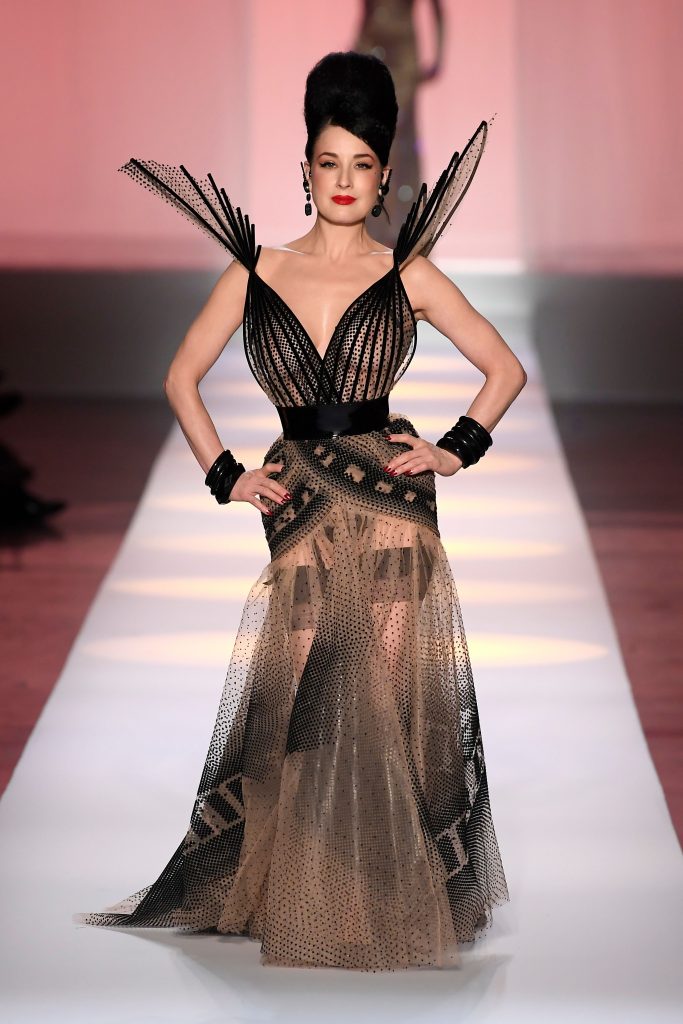 Legendary MILF Dita Von Teese Walks the Runway in a See-Through Dress gallery, pic 112