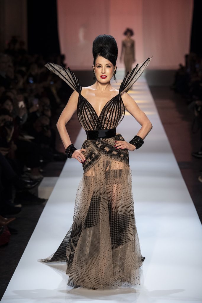 Legendary MILF Dita Von Teese Walks the Runway in a See-Through Dress gallery, pic 114