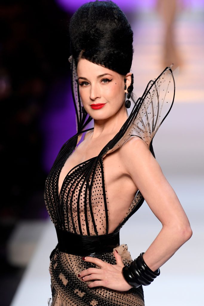 Legendary MILF Dita Von Teese Walks the Runway in a See-Through Dress gallery, pic 118