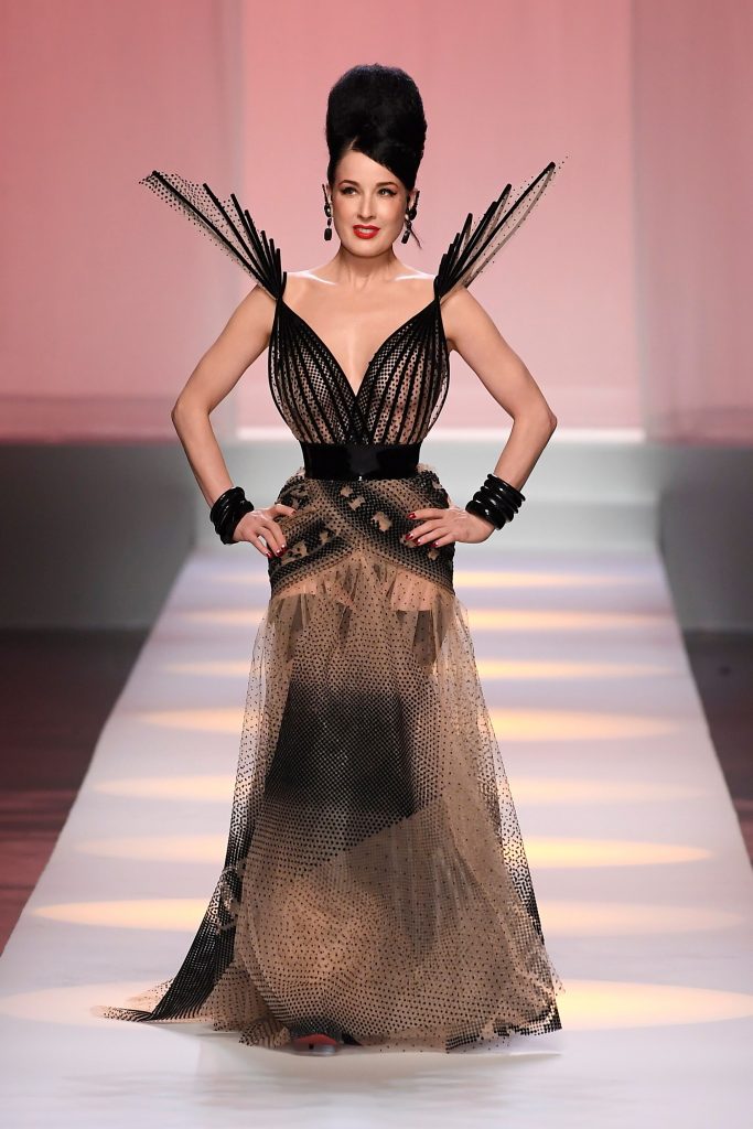 Legendary MILF Dita Von Teese Walks the Runway in a See-Through Dress gallery, pic 124