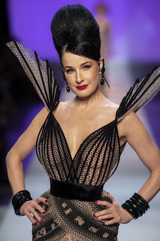 Legendary MILF Dita Von Teese Walks the Runway in a See-Through Dress gallery, pic 128