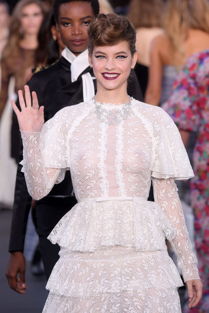 Barbara Palvin Showing Her Perky Boobs in a See-Through Dress gallery, pic 14