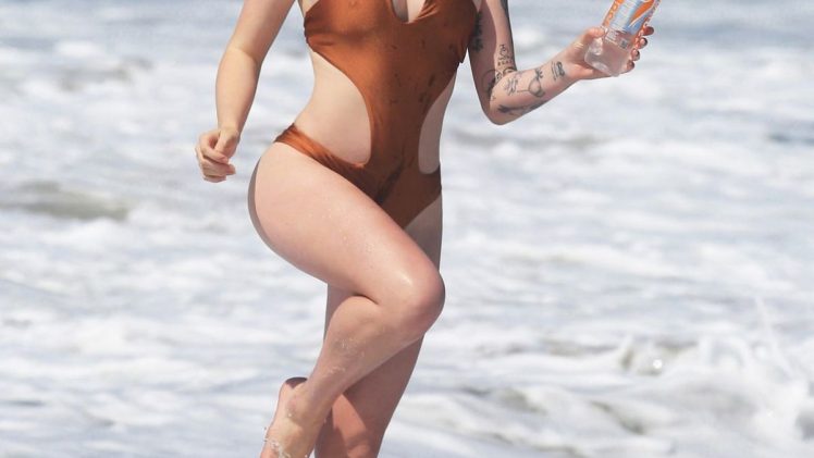 Ireland Baldwin Posing in a Sexy Swimsuit – 138 Water Promo Photoshoot