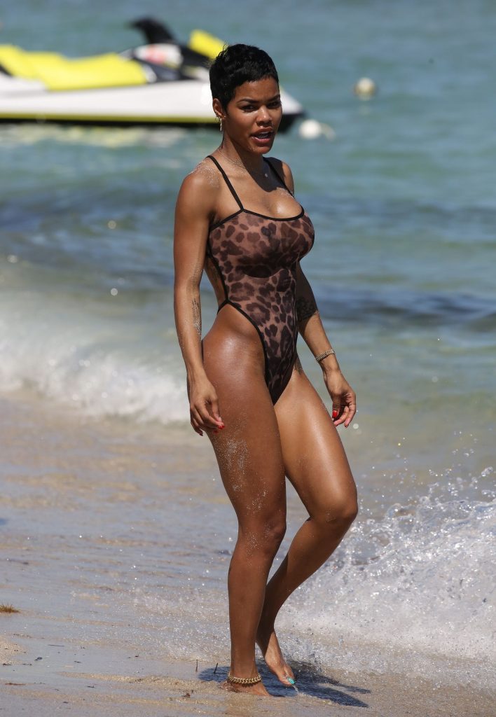 Teyana Taylor Looks Amazing in a See-Through Swimsuit  gallery, pic 32