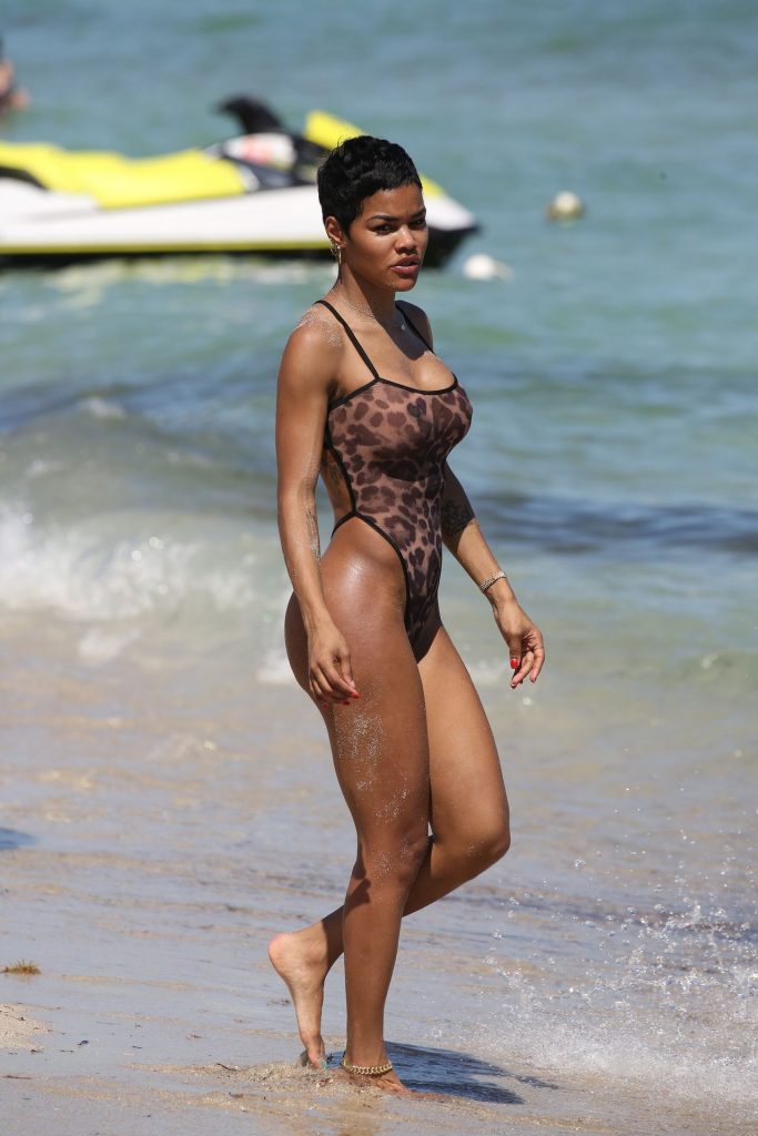 Teyana Taylor Looks Amazing in a See-Through Swimsuit  gallery, pic 34