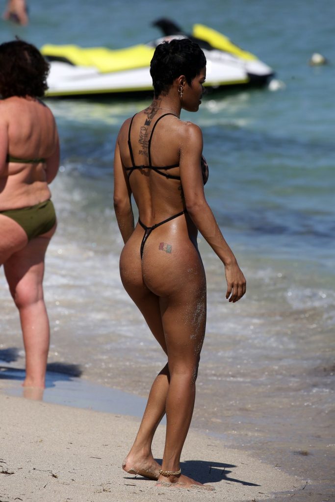 Teyana Taylor Looks Amazing in a See-Through Swimsuit  gallery, pic 36