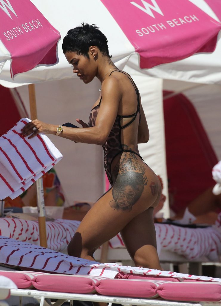 Teyana Taylor Looks Amazing in a See-Through Swimsuit  gallery, pic 44
