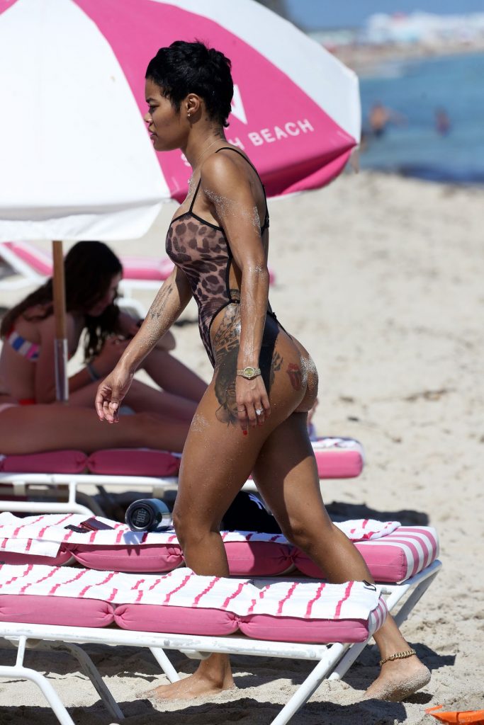 Teyana Taylor Looks Amazing in a See-Through Swimsuit  gallery, pic 58