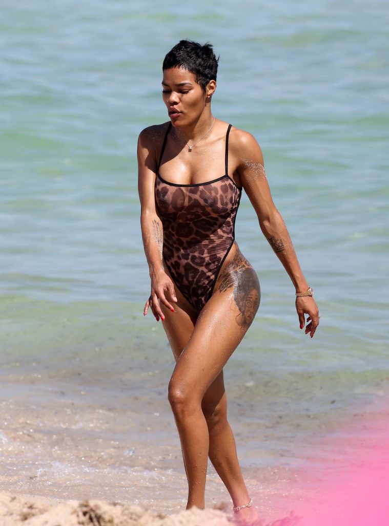Teyana Taylor Looks Amazing in a See-Through Swimsuit  gallery, pic 60