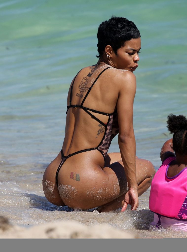 Teyana Taylor Looks Amazing in a See-Through Swimsuit  gallery, pic 76