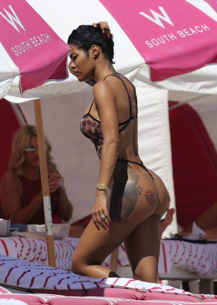 Teyana Taylor Looks Amazing in a See-Through Swimsuit  gallery, pic 8