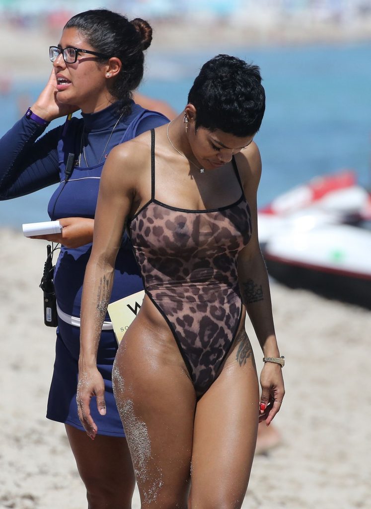 Teyana Taylor Looks Amazing in a See-Through Swimsuit  gallery, pic 126