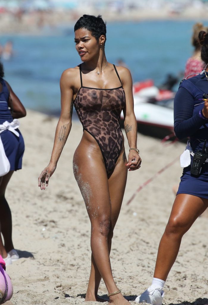 Teyana Taylor Looks Amazing in a See-Through Swimsuit  gallery, pic 148