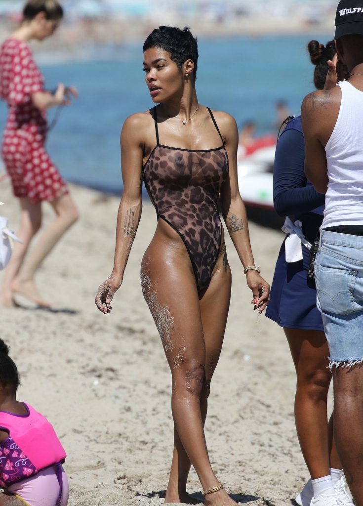 Teyana Taylor Looks Amazing in a See-Through Swimsuit  gallery, pic 152