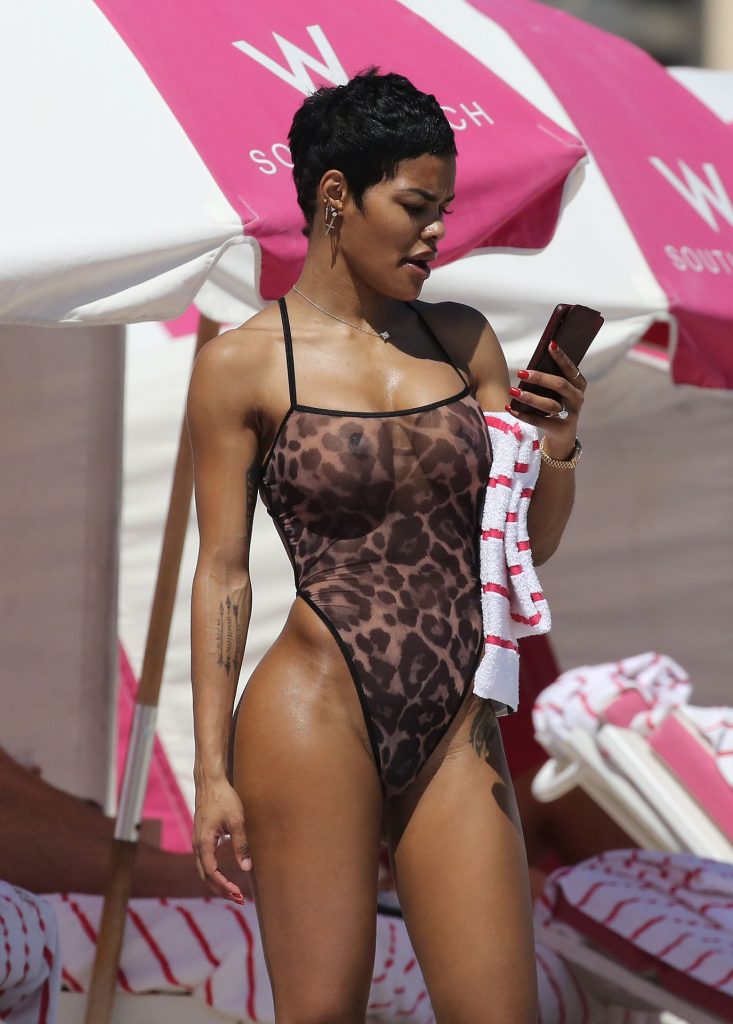 Teyana Taylor Looks Amazing in a See-Through Swimsuit  gallery, pic 154