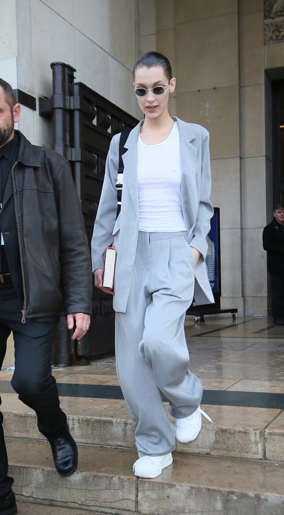 Bella Hadid Showing Her Nipples While Walking Around Braless gallery, pic 78