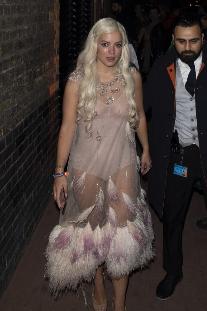 Sexy Singer Lily Allen Shows Her Body in a See-Through Outfit gallery, pic 252