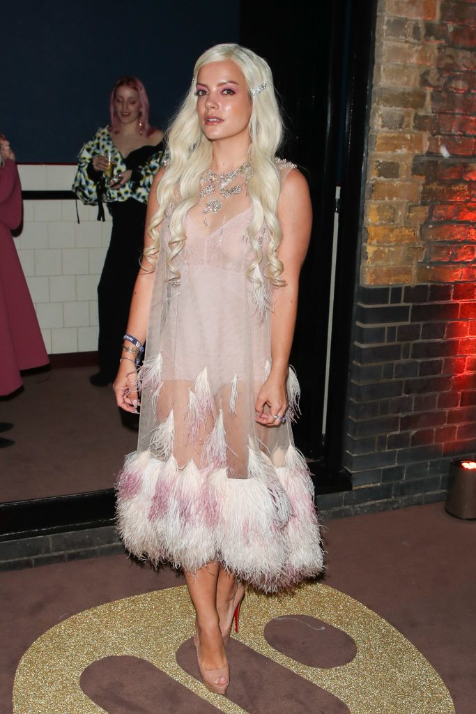 Sexy Singer Lily Allen Shows Her Body in a See-Through Outfit gallery, pic 58