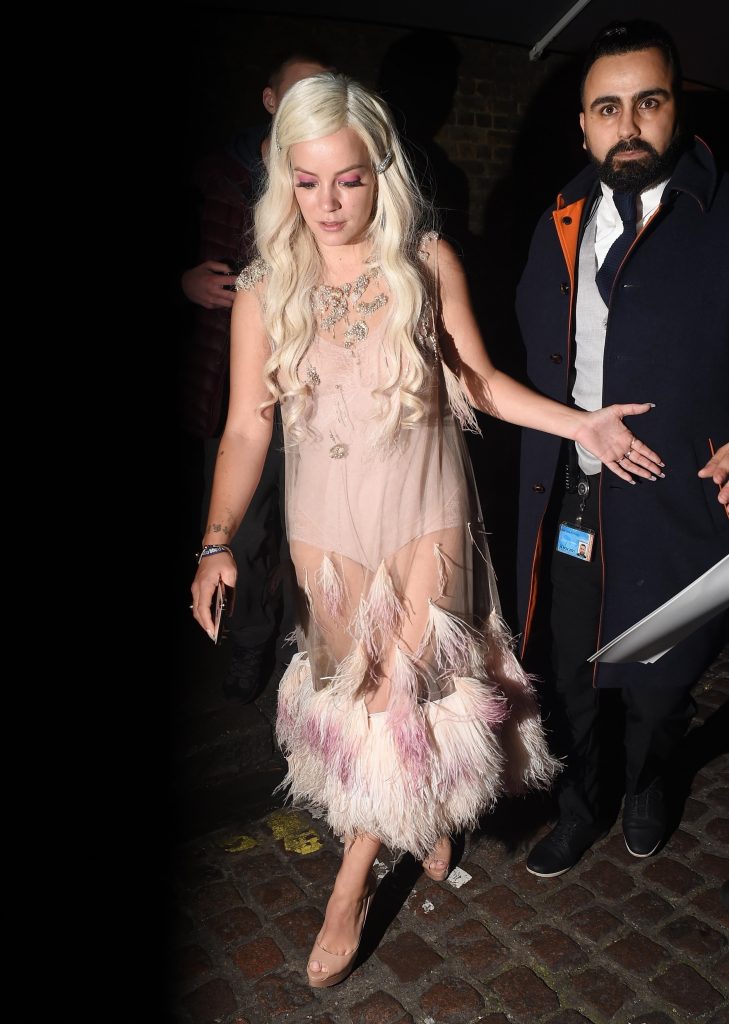 Sexy Singer Lily Allen Shows Her Body in a See-Through Outfit gallery, pic 62