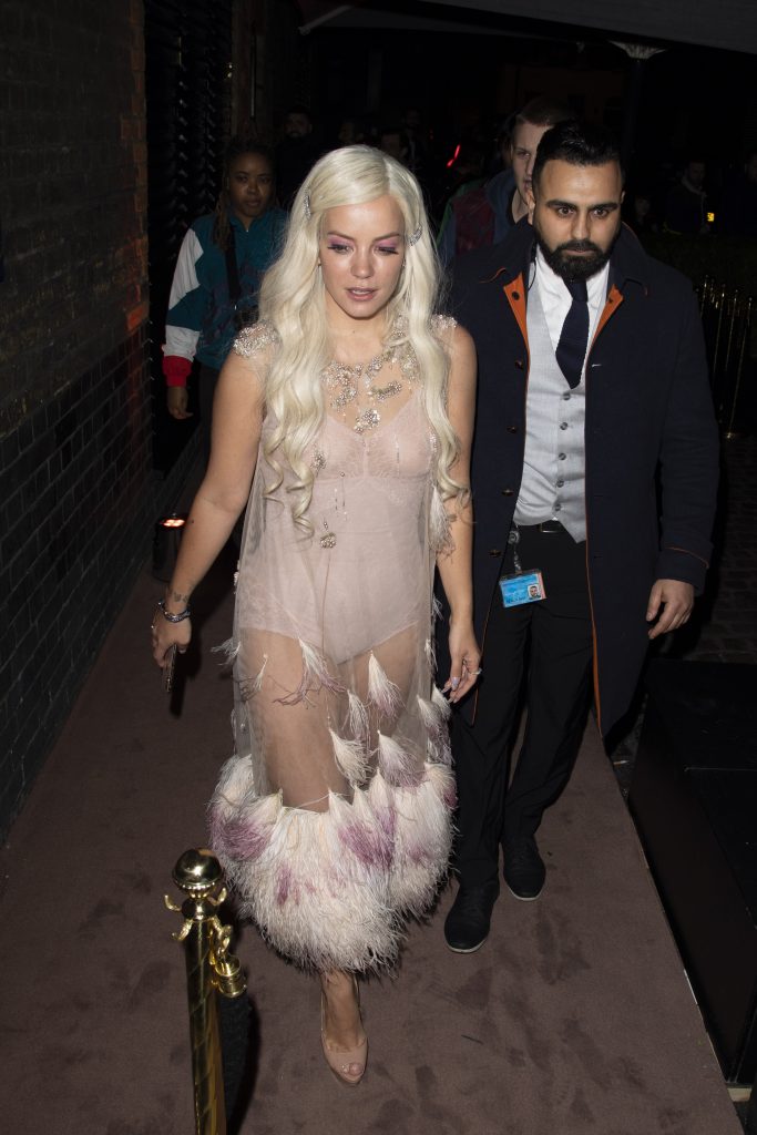 Sexy Singer Lily Allen Shows Her Body in a See-Through Outfit gallery, pic 64