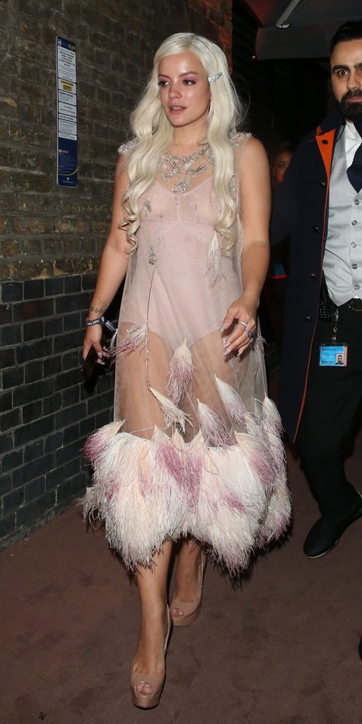 Sexy Singer Lily Allen Shows Her Body in a See-Through Outfit gallery, pic 66