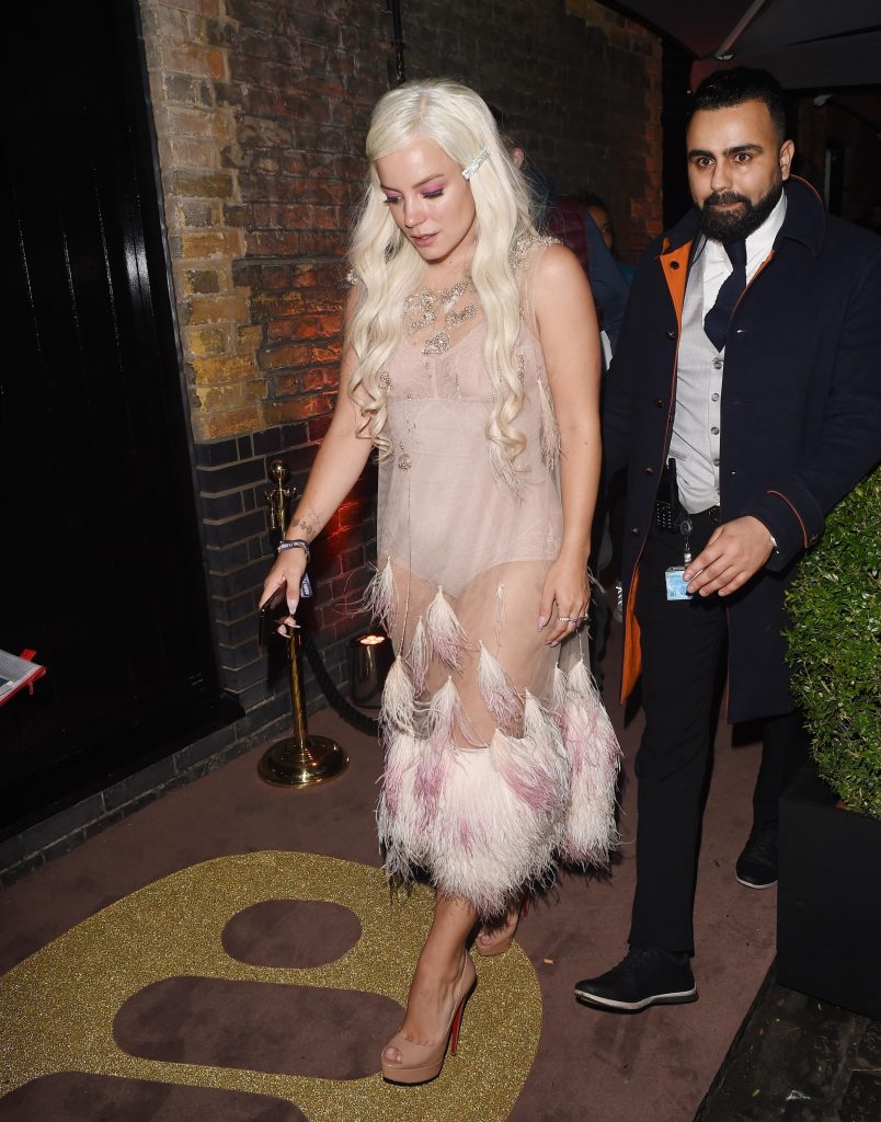 Sexy Singer Lily Allen Shows Her Body in a See-Through Outfit gallery, pic 74