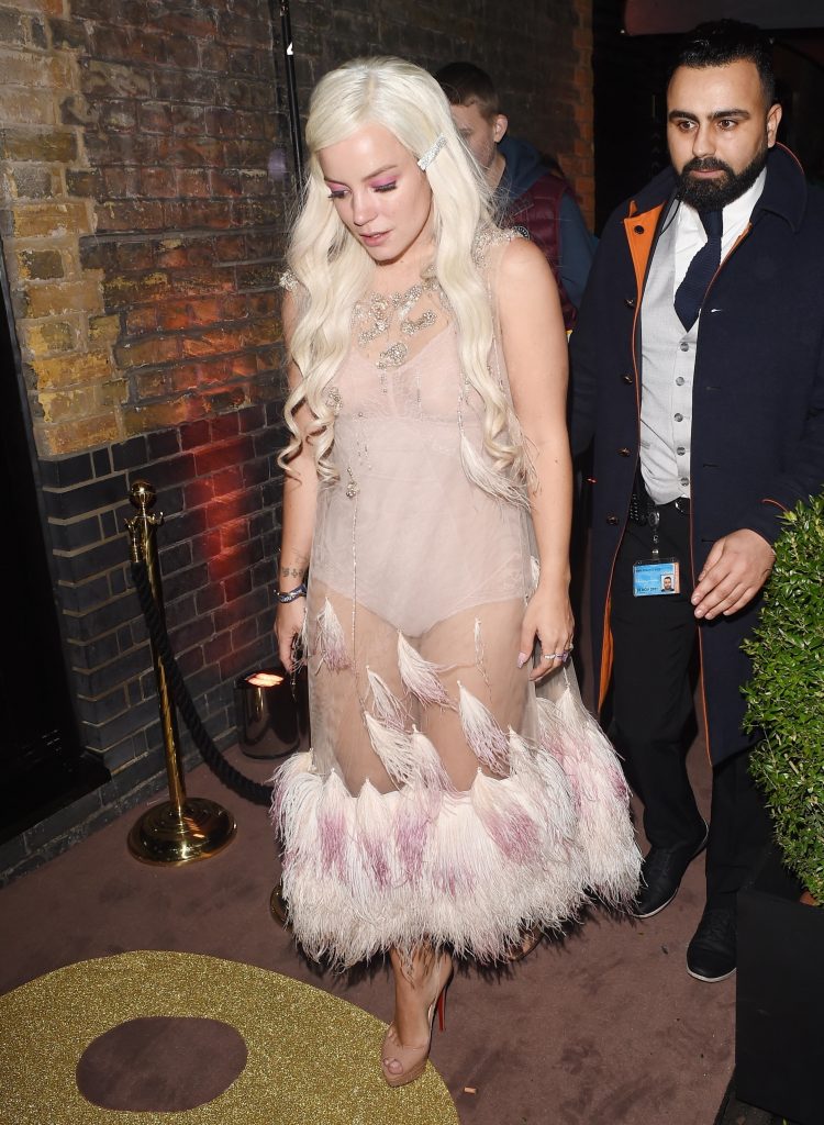 Sexy Singer Lily Allen Shows Her Body in a See-Through Outfit gallery, pic 78