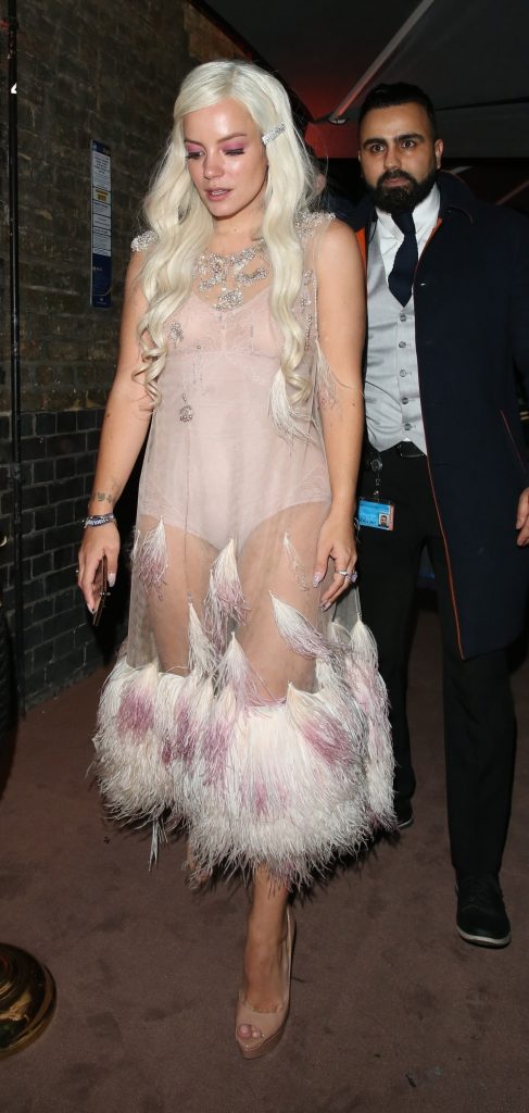 Sexy Singer Lily Allen Shows Her Body in a See-Through Outfit gallery, pic 104