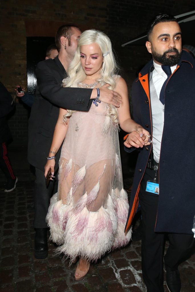 Sexy Singer Lily Allen Shows Her Body in a See-Through Outfit gallery, pic 126