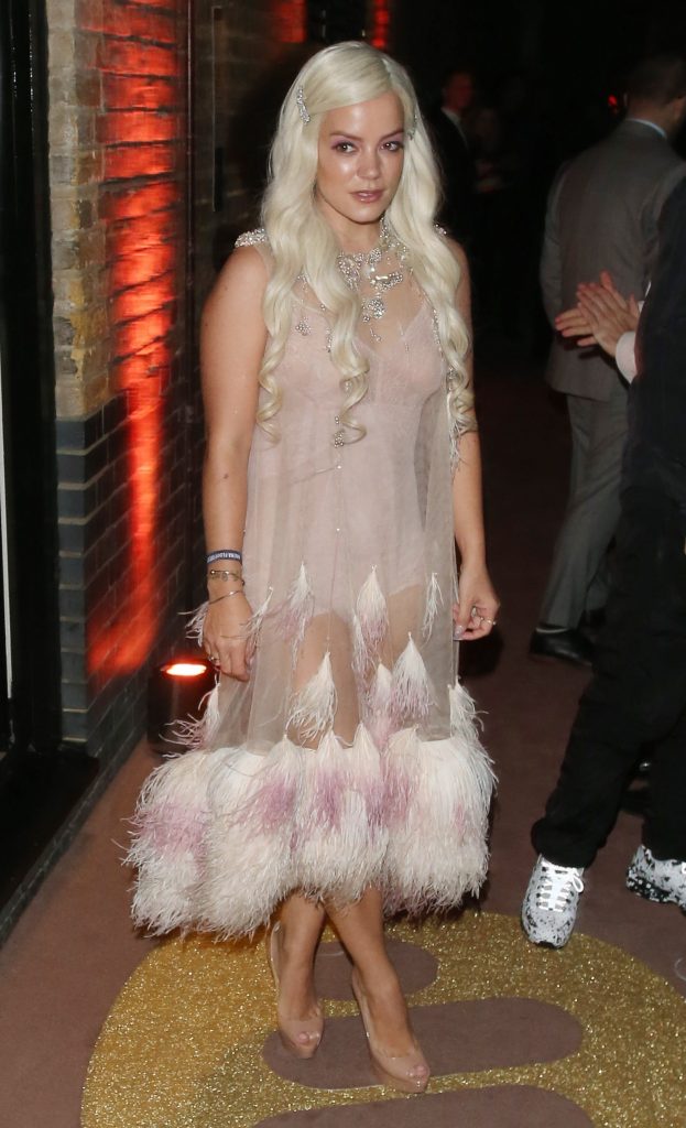 Sexy Singer Lily Allen Shows Her Body in a See-Through Outfit gallery, pic 138