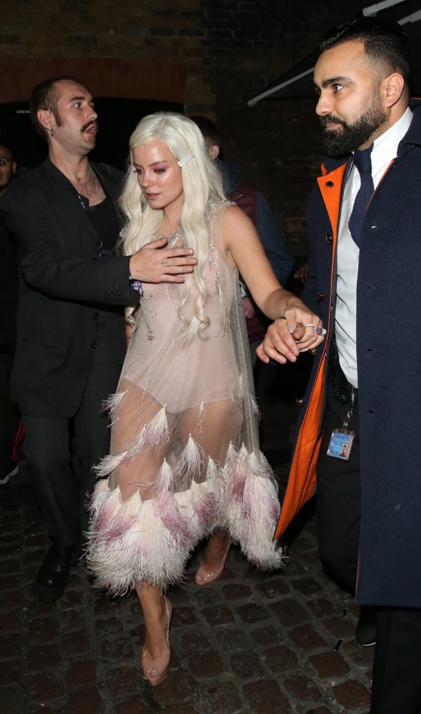 Sexy Singer Lily Allen Shows Her Body in a See-Through Outfit gallery, pic 150