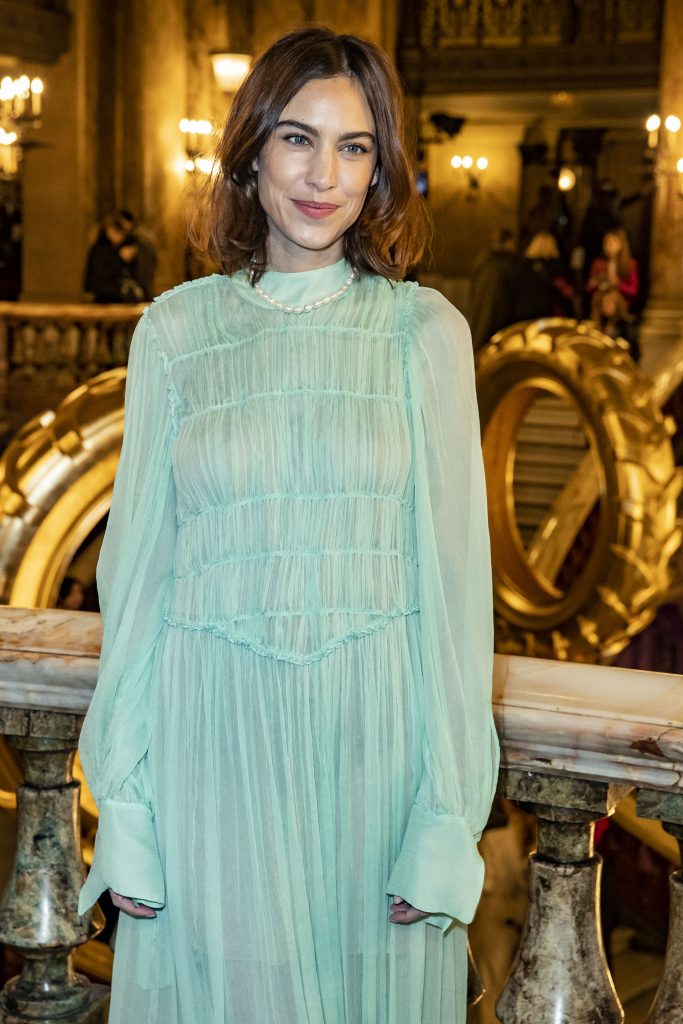 Alexa Chung Flashing Her Beautiful Cleavage in a See-Through Dress gallery, pic 22