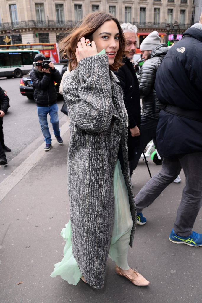 Alexa Chung Flashing Her Beautiful Cleavage in a See-Through Dress gallery, pic 50