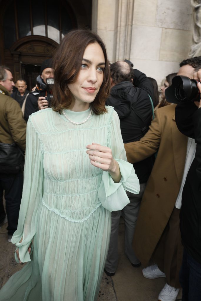 Alexa Chung Flashing Her Beautiful Cleavage in a See-Through Dress gallery, pic 64