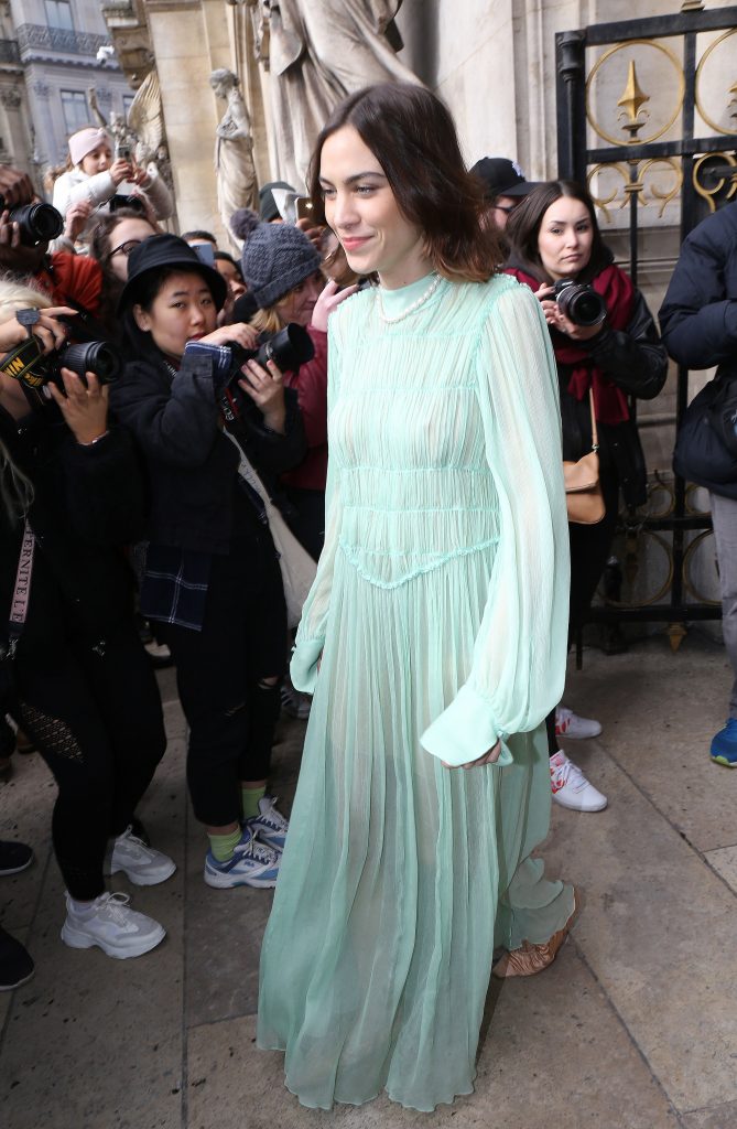 Alexa Chung Flashing Her Beautiful Cleavage in a See-Through Dress gallery, pic 72