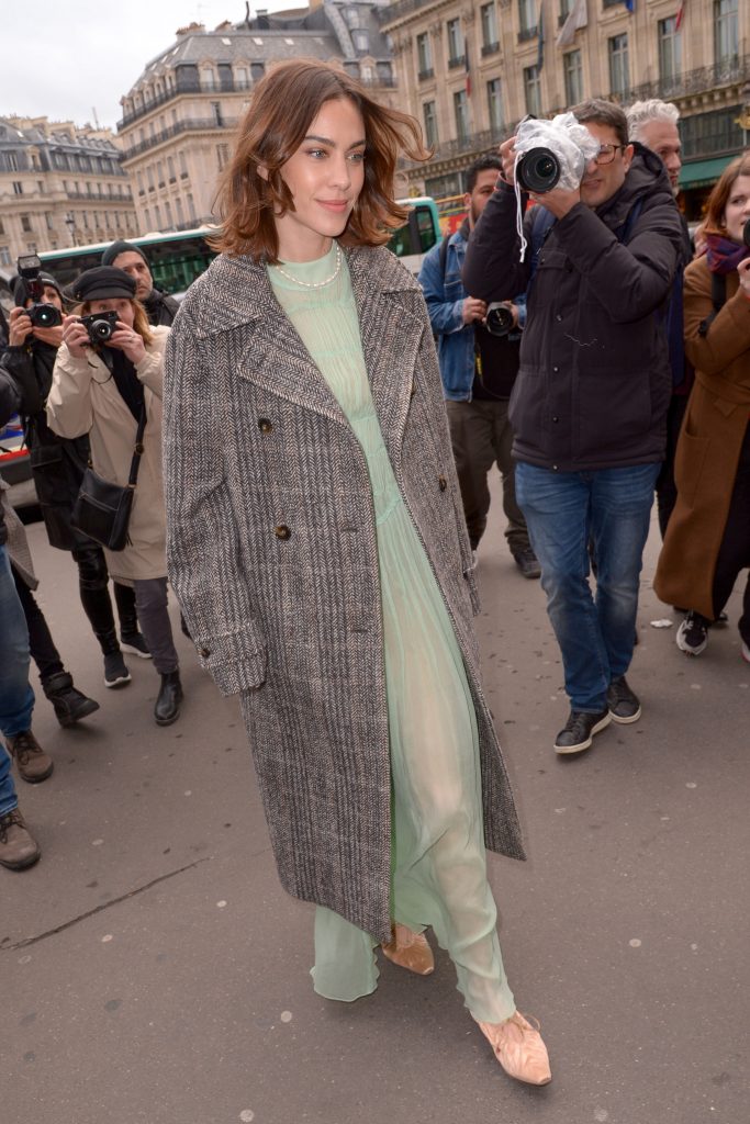 Alexa Chung Flashing Her Beautiful Cleavage in a See-Through Dress gallery, pic 14