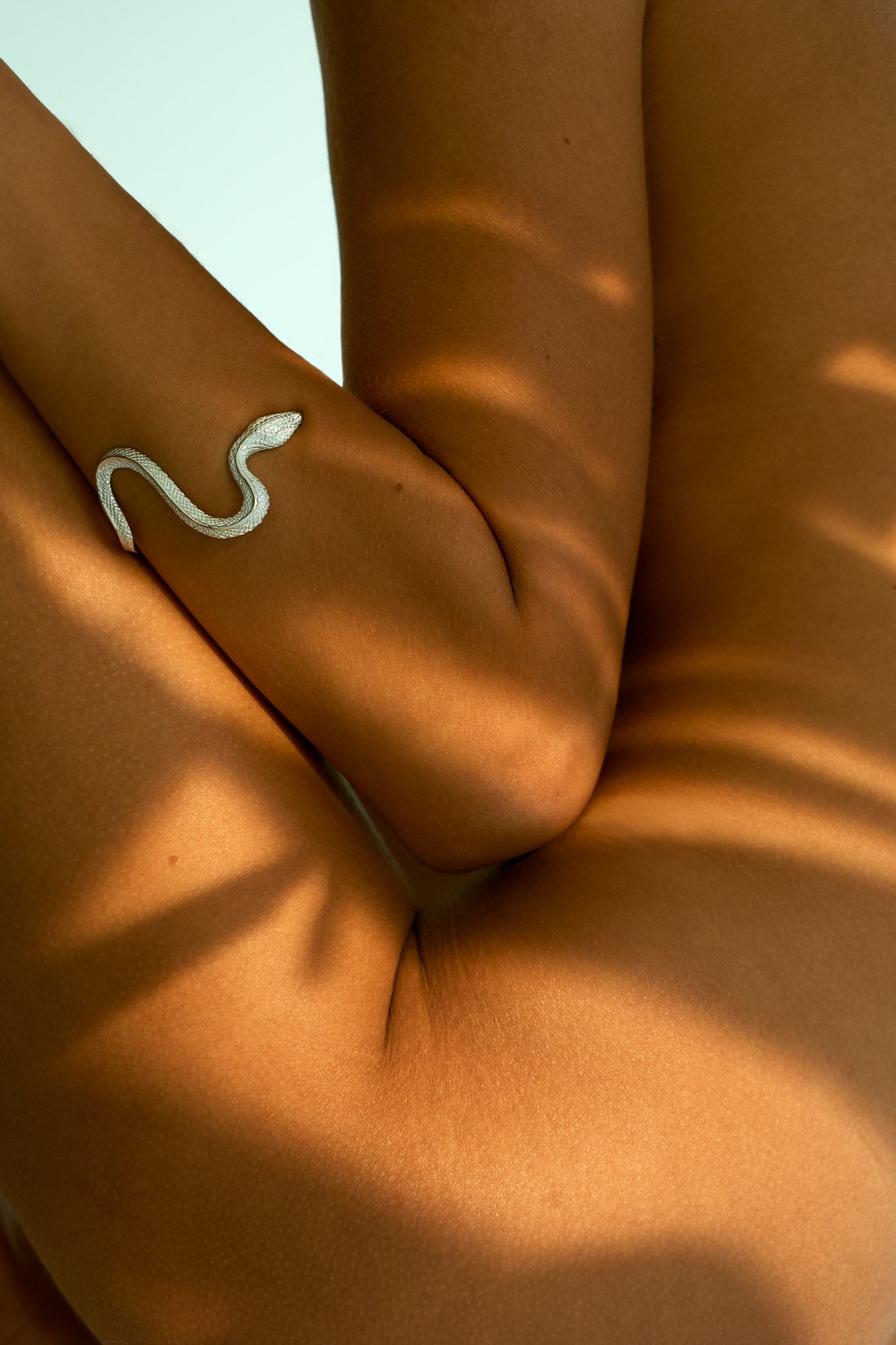 Sexy Shadow Play: Nastia Svetlaya Shows Her Nude Body in HQ.