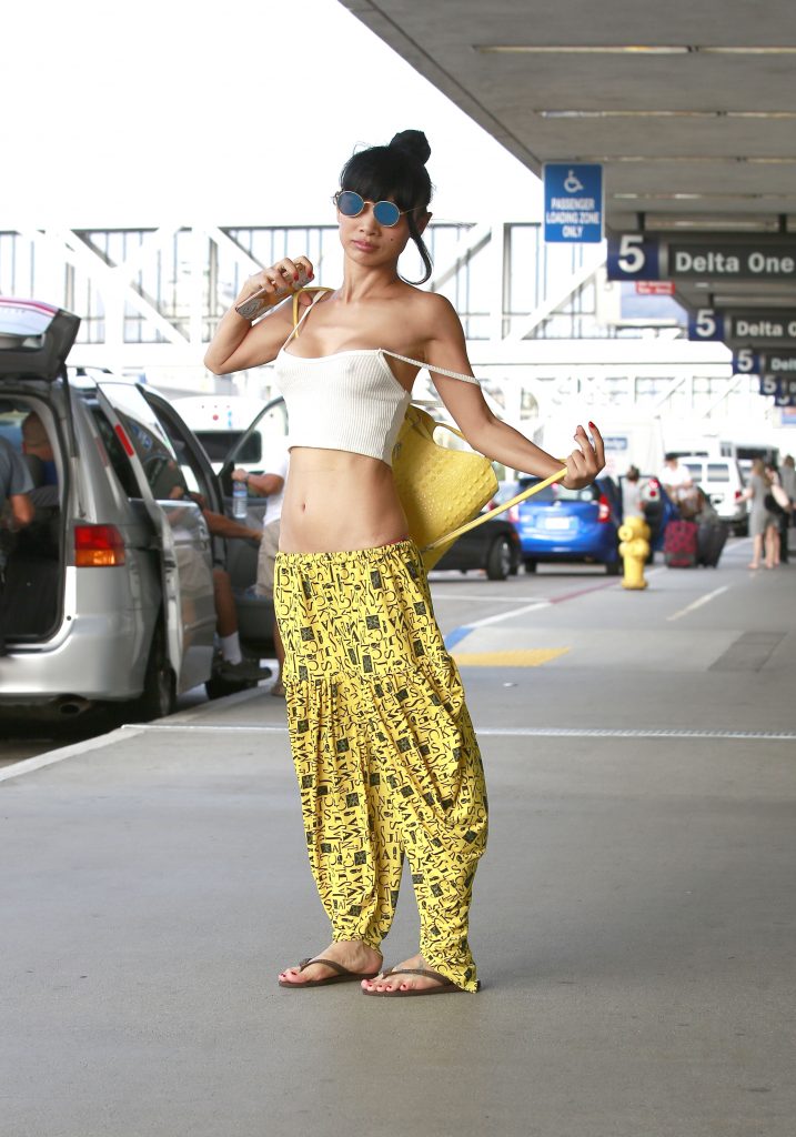 Fame-Hungry Hottie Bai Ling Tries Flashing Her Tits in Public gallery, pic 10