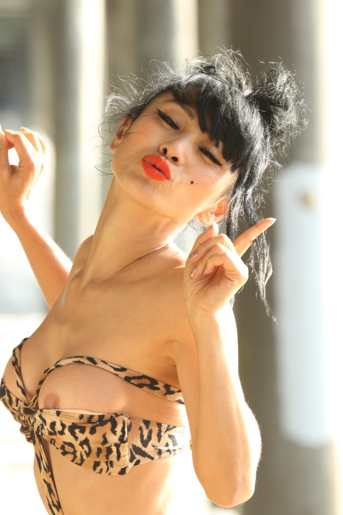 Asian Brunette Bai Ling Tries Flashing Her Boobs Once Again gallery, pic 36