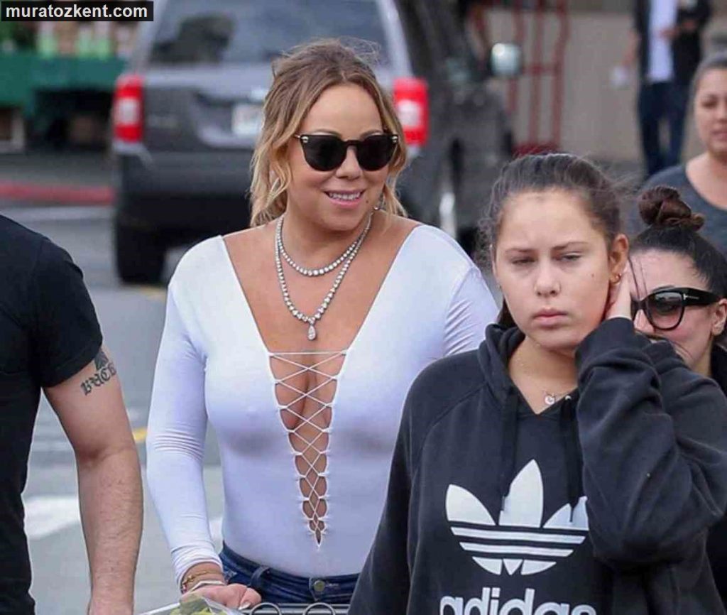 Braless and Brazen Mariah Carey Showing Her Pokies  gallery, pic 28