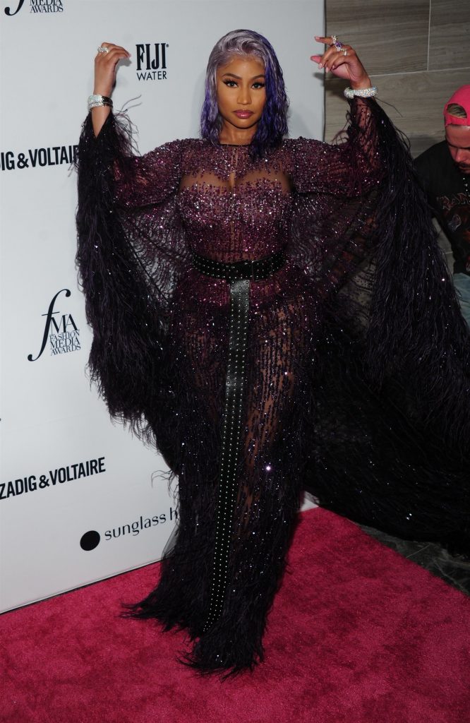 Daring Celebrity Nicki Minaj Stuns in a See-Through Dress gallery, pic 22