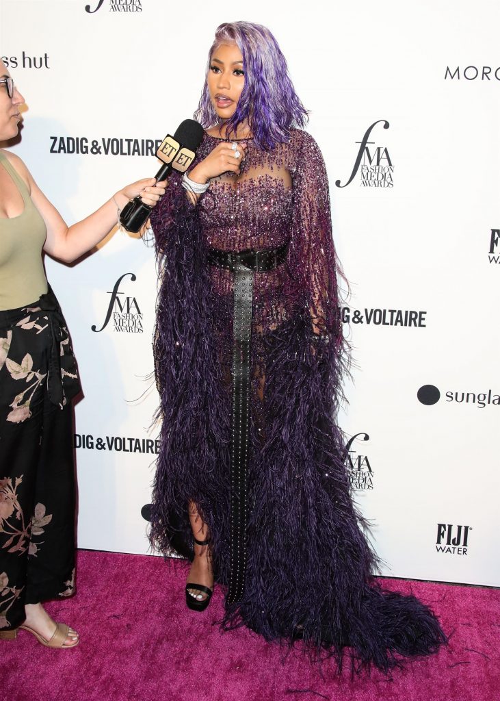 Daring Celebrity Nicki Minaj Stuns in a See-Through Dress gallery, pic 28