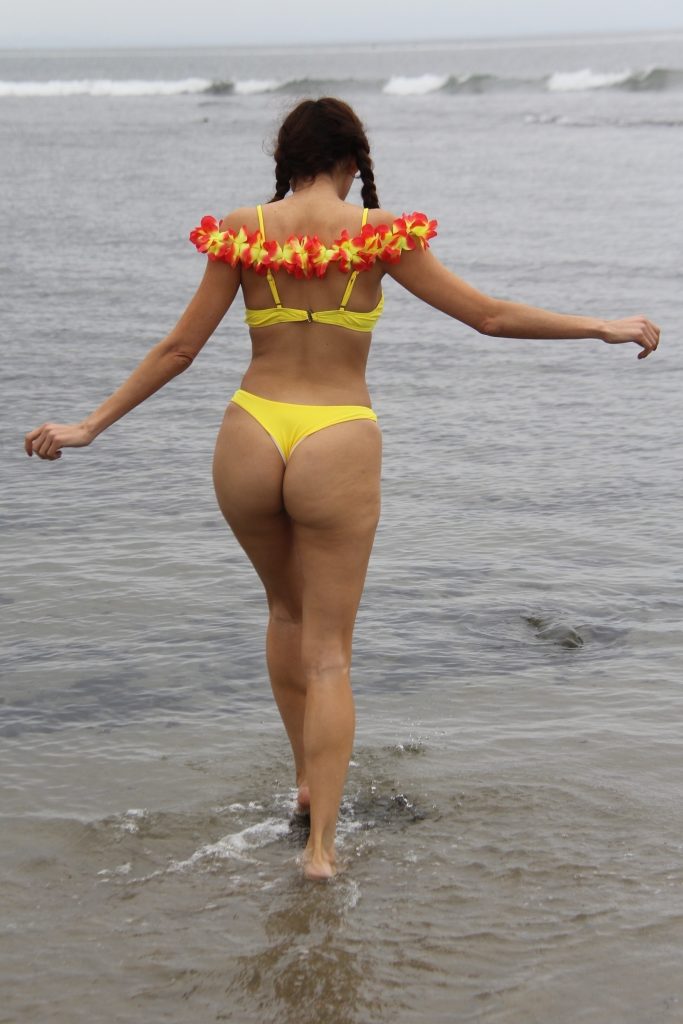 Braided Brunette Blanca Blanco Shows Her Ass in a Skimpy Bikini gallery, pic 34
