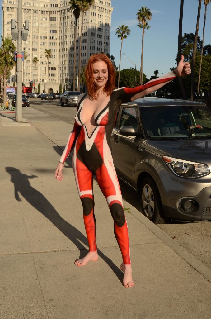 Actress-Turned-Pornstar Maitland Ward in a Nude Body Paint Gallery, pic 170