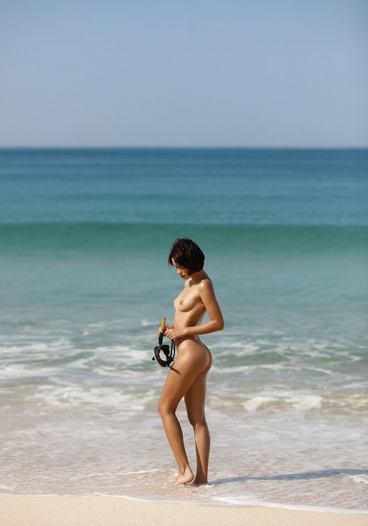 Natalia Udovenko Posing Stark Naked on a Beach  gallery, pic 110